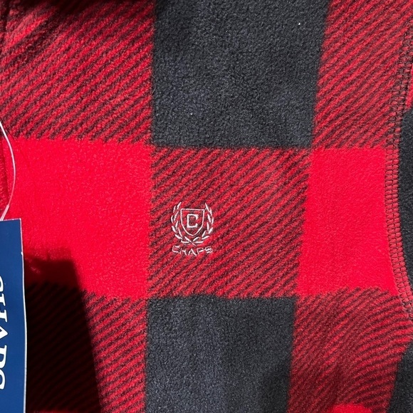 Nwt- chaps-Men’s 1/4 zip, fleece top - Picture 2 of 6